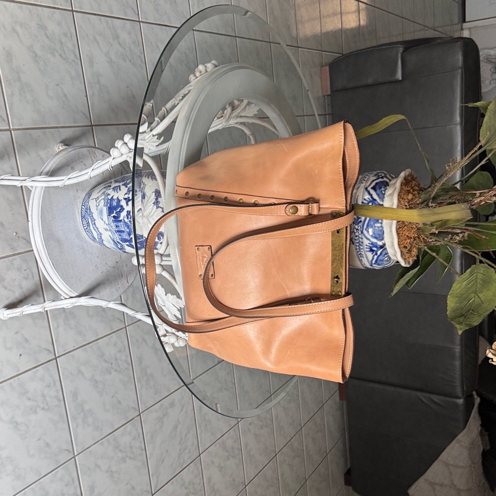 Patricia Nash Light Brown Leather Tote